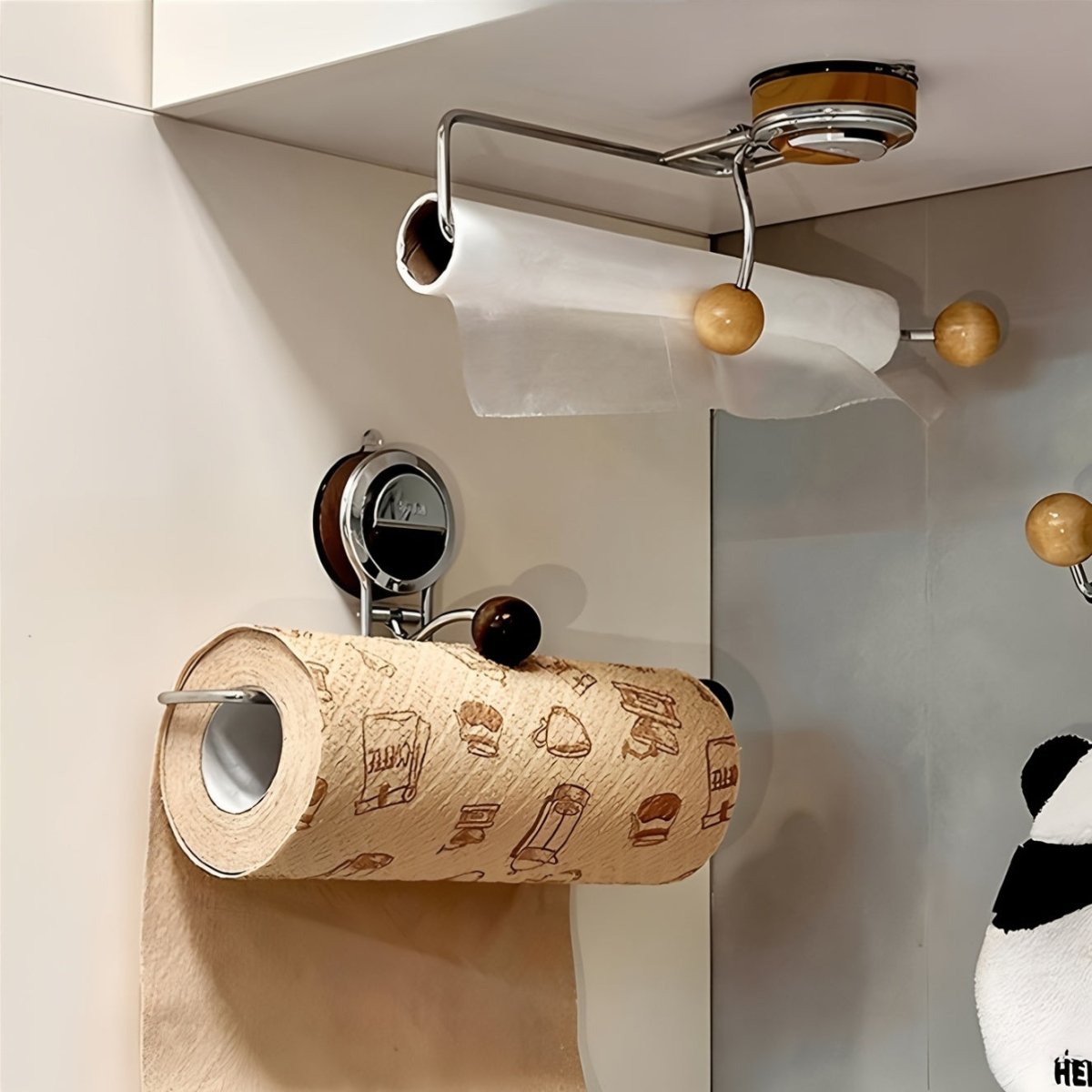 Sleek Paper Towel Dispenser with No-Drill Installation