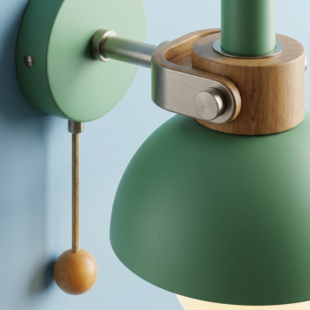 Wall Sconce in Soft Pastel Colors