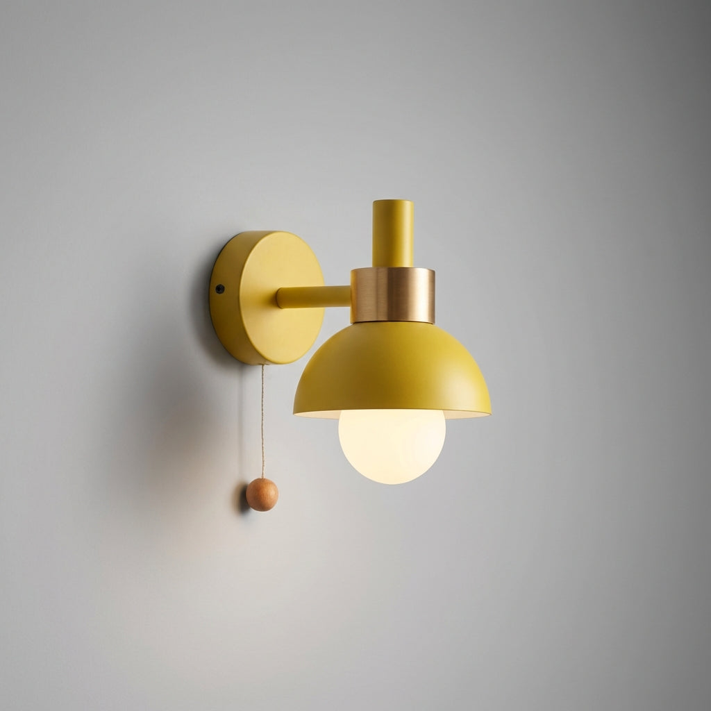 Wall Sconce in Soft Pastel Colors