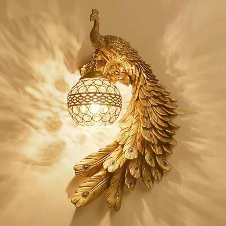 Vibrant Aura | Colorful Resin Wall Light Fixture