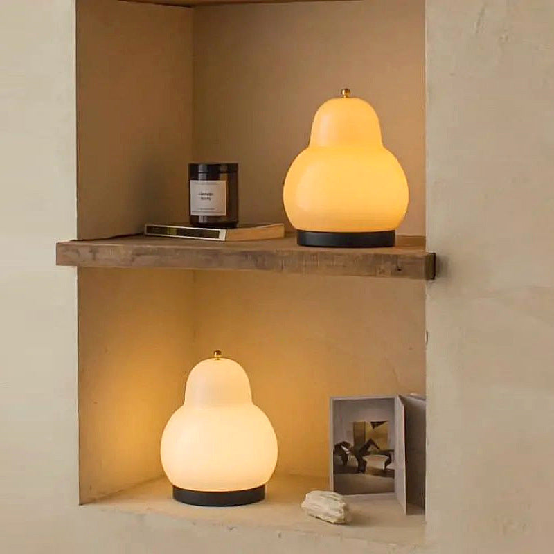 Stylish Touch-Controlled LED Table Lamp with Rechargeable Battery