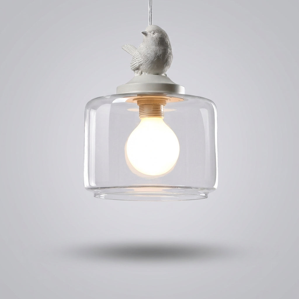 Bird-Inspired Pendant Light Fixture