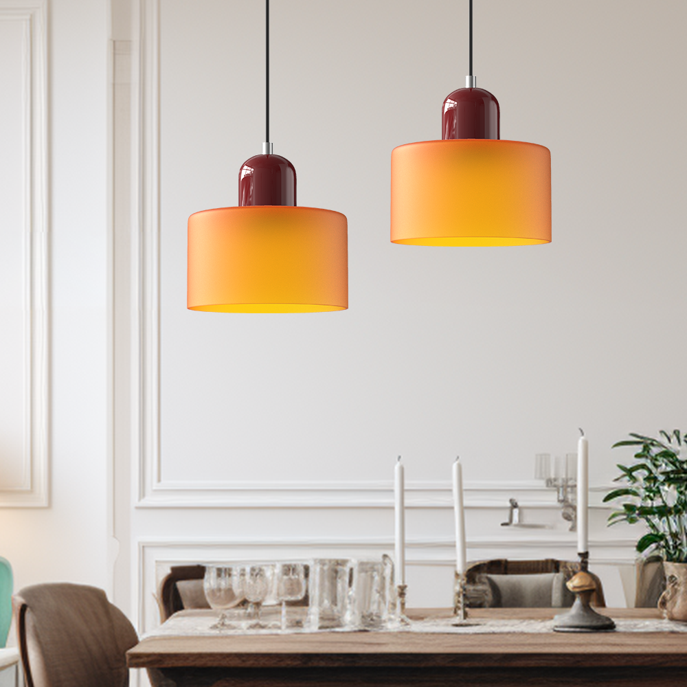 Elegant Glass Pendant Lamp with Adjustable Cord for Every Room