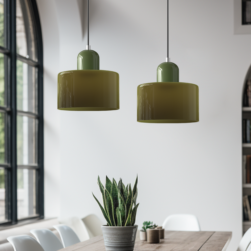 Elegant Glass Pendant Lamp with Adjustable Cord for Every Room