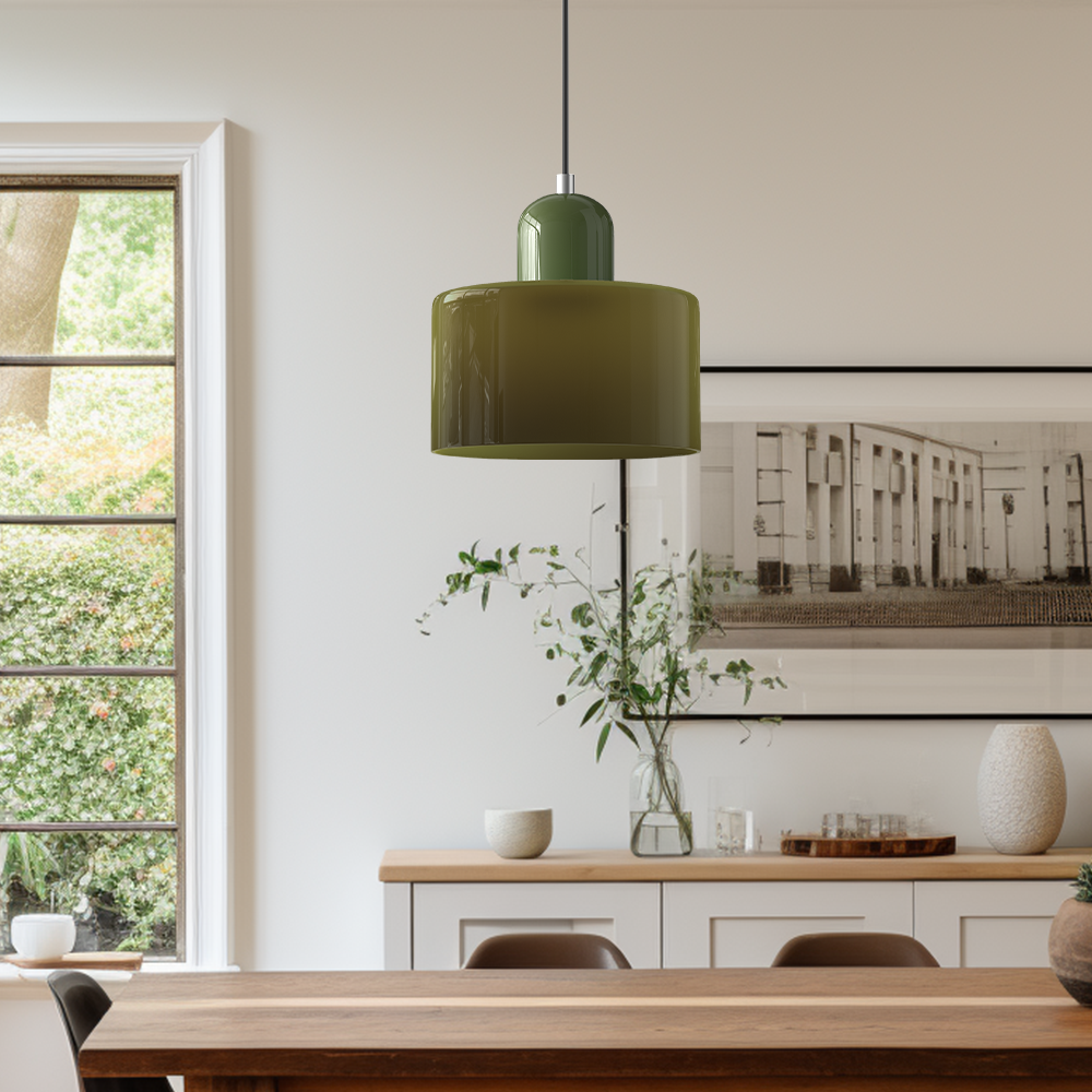 Elegant Glass Pendant Lamp with Adjustable Cord for Every Room
