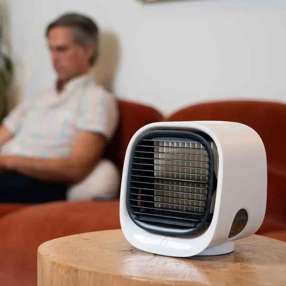 Compact Personal Air Chiller | Adjustable Mist Functionality