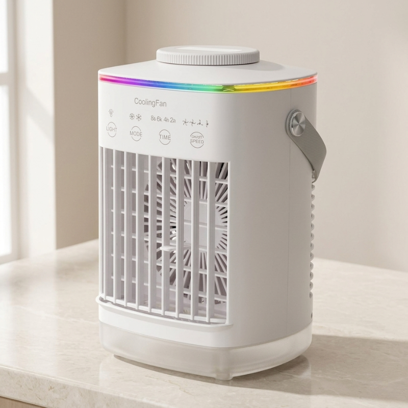 Compact Cooling Companion | Versatile 3-in-1 Air Purifier