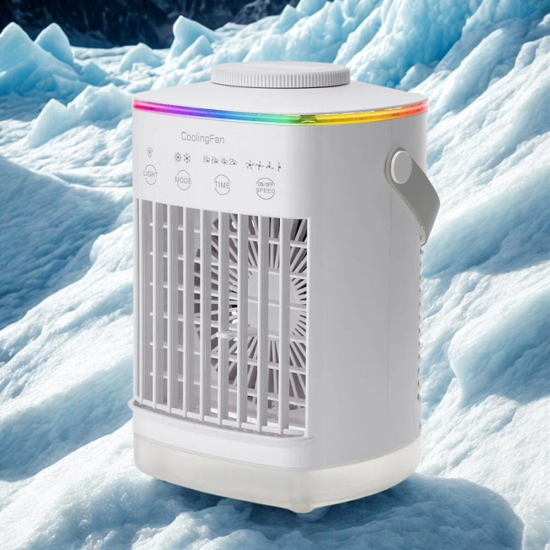 Compact Cooling Companion | Versatile 3-in-1 Air Purifier