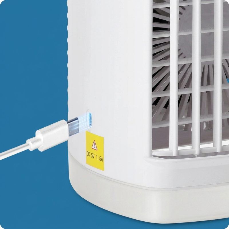 Compact Cooling Companion | Versatile 3-in-1 Air Purifier