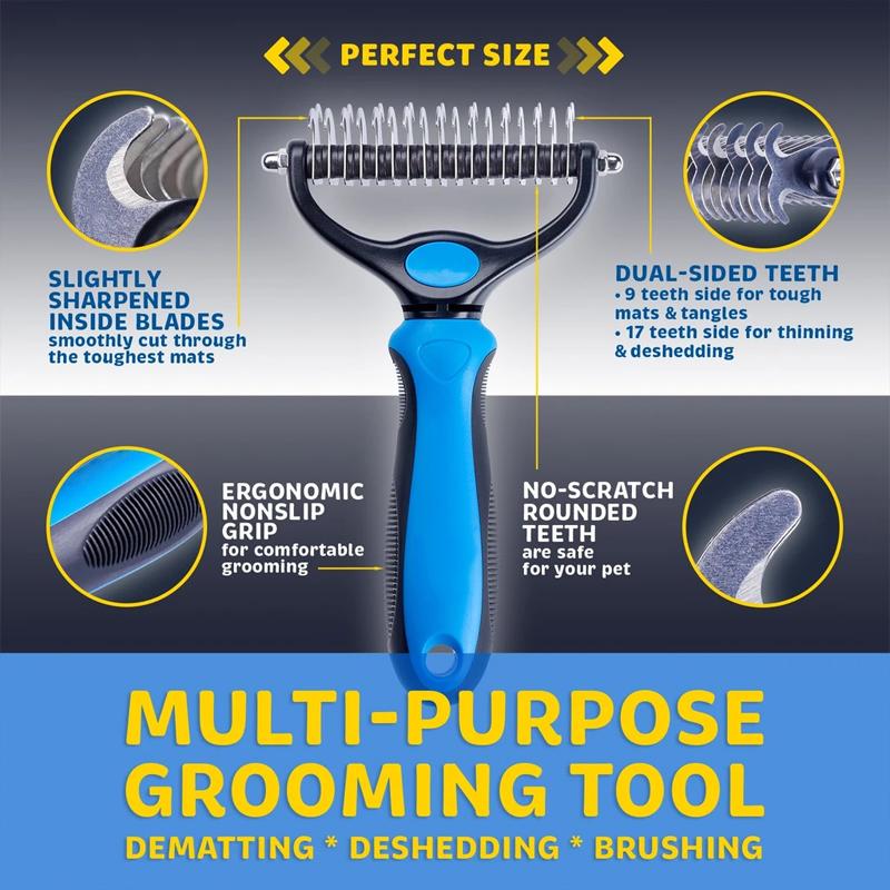 FurEase | Ultimate Grooming Brush for Dogs and Cats