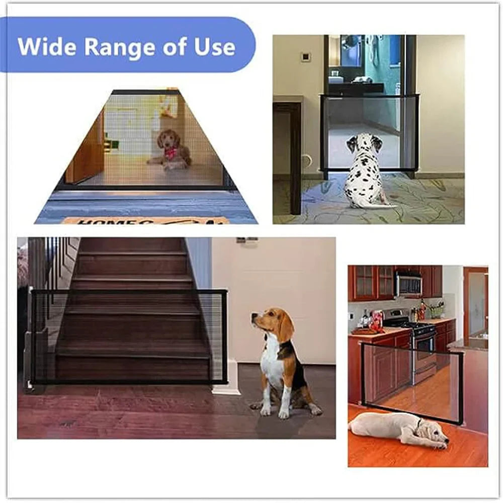 SecurePet Foldable Mesh Barrier | Easy Install Dog Gate