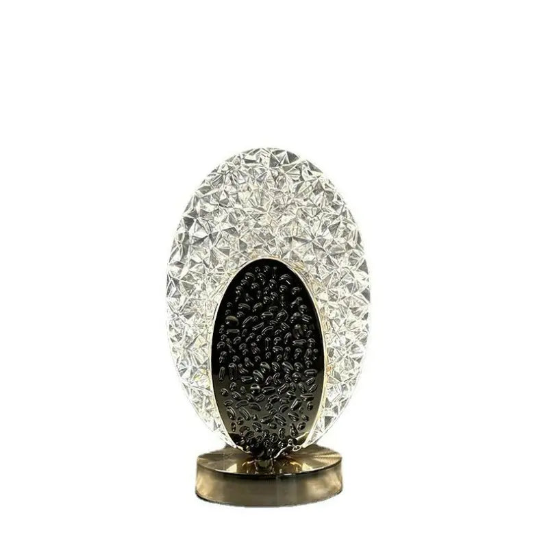 Table Lamp with Peacock Design - Feather-Inspired Lighting