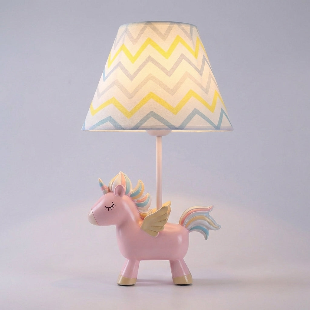 Charming Unicorn Night Light - Colorful Table Lamp