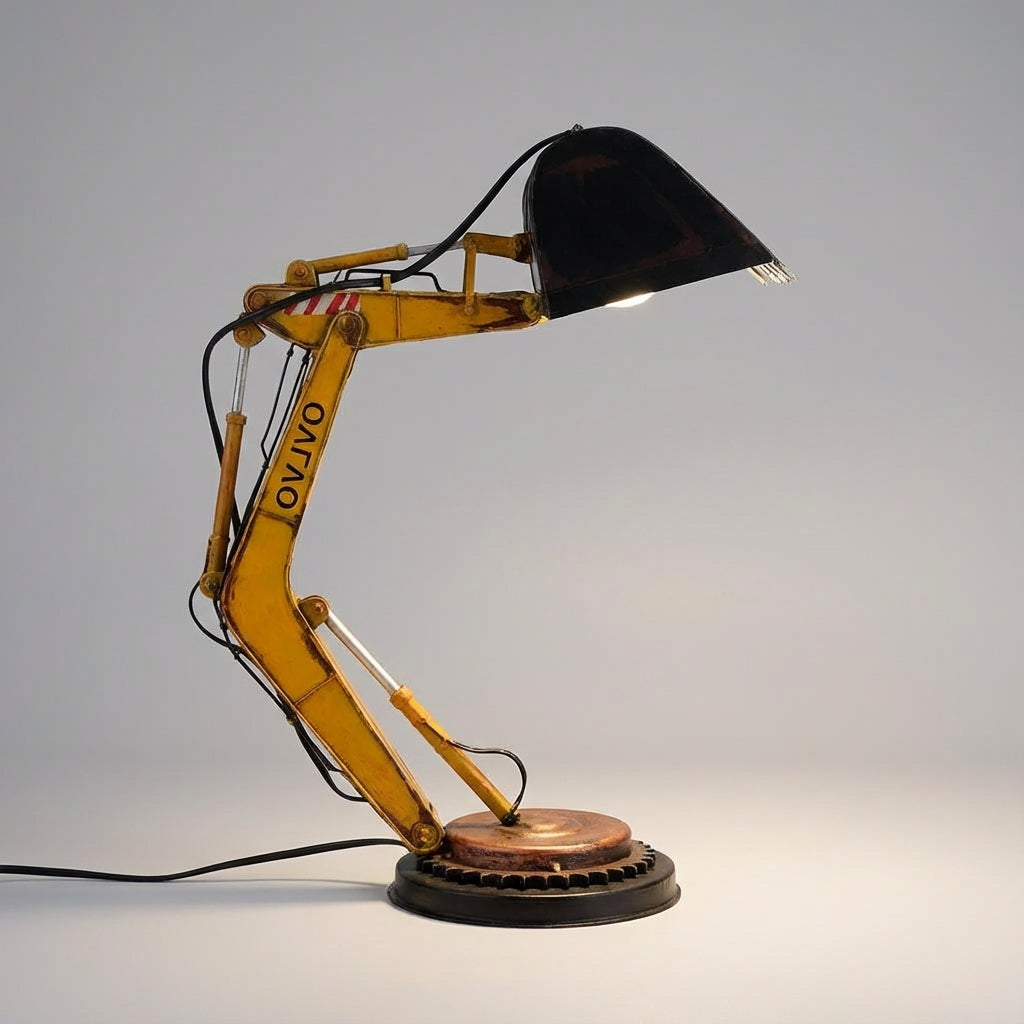 Excavator Table Lamp - Fun Design for Kids