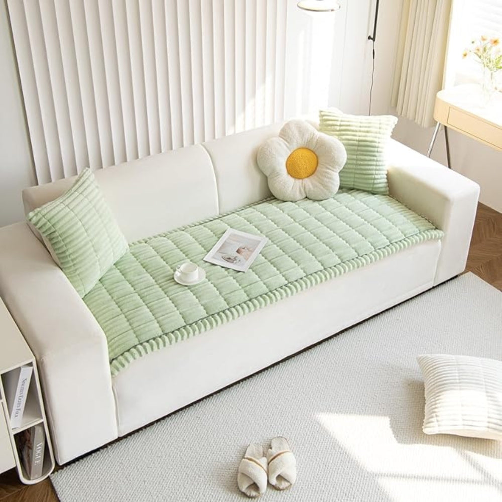 Elegant Sofa Protector with Non-Slip Design for Home Comfort