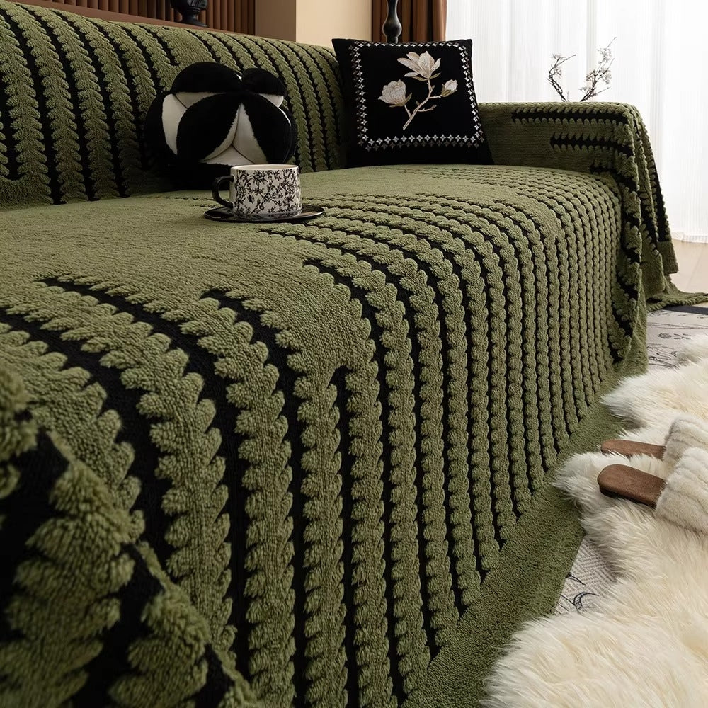 Elegant Non-Slip Sofa Protector for Loveseat and Sectional