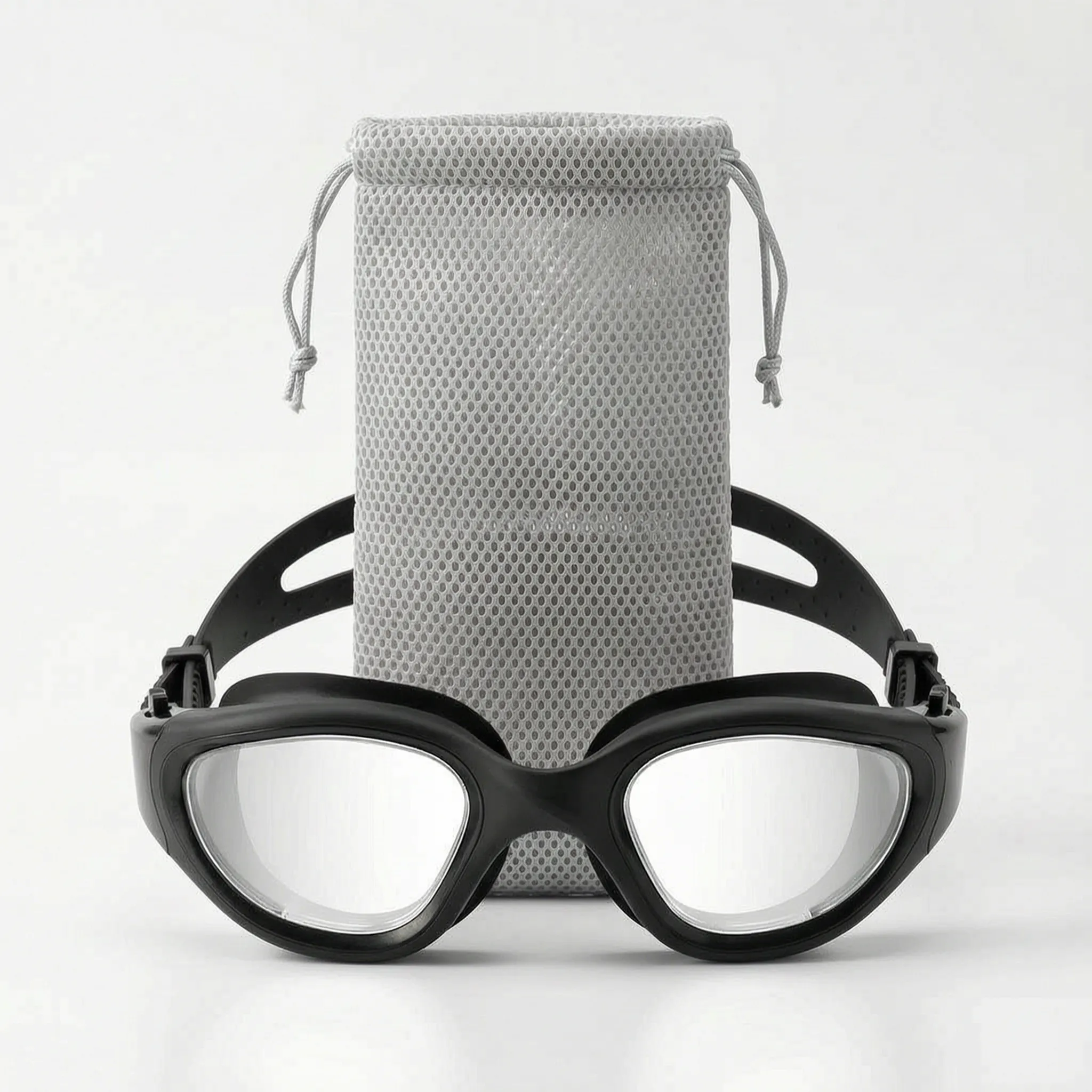 Comfort Fit Swim Goggles with Curved Lenses for Clear Vision