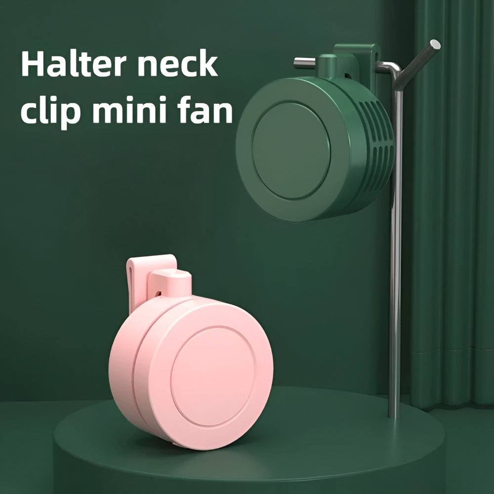 Wearable Personal Cooling Fan - Adjustable Clip-On Design