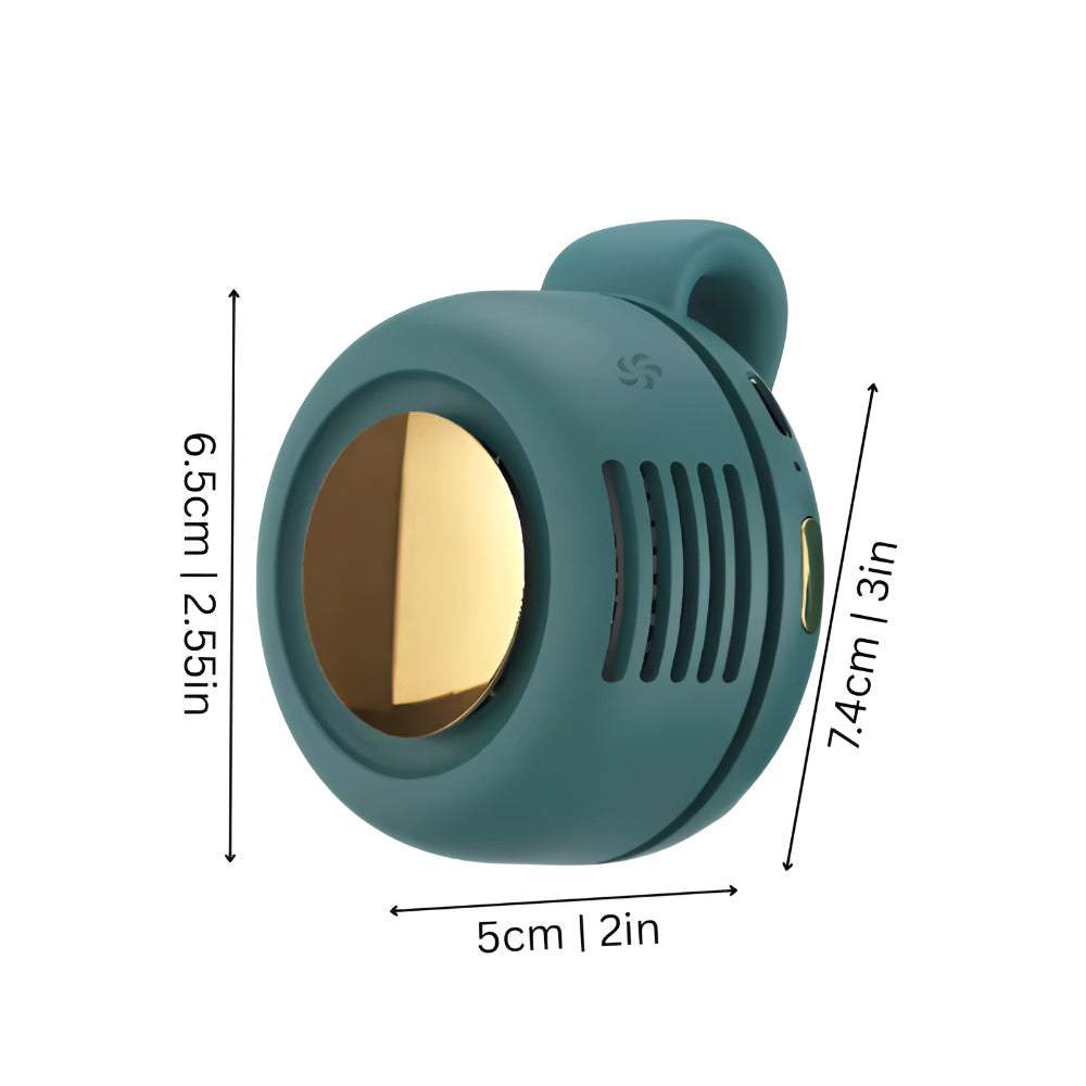 Compact Rechargeable Handheld Fan with Turbo Boost Feature