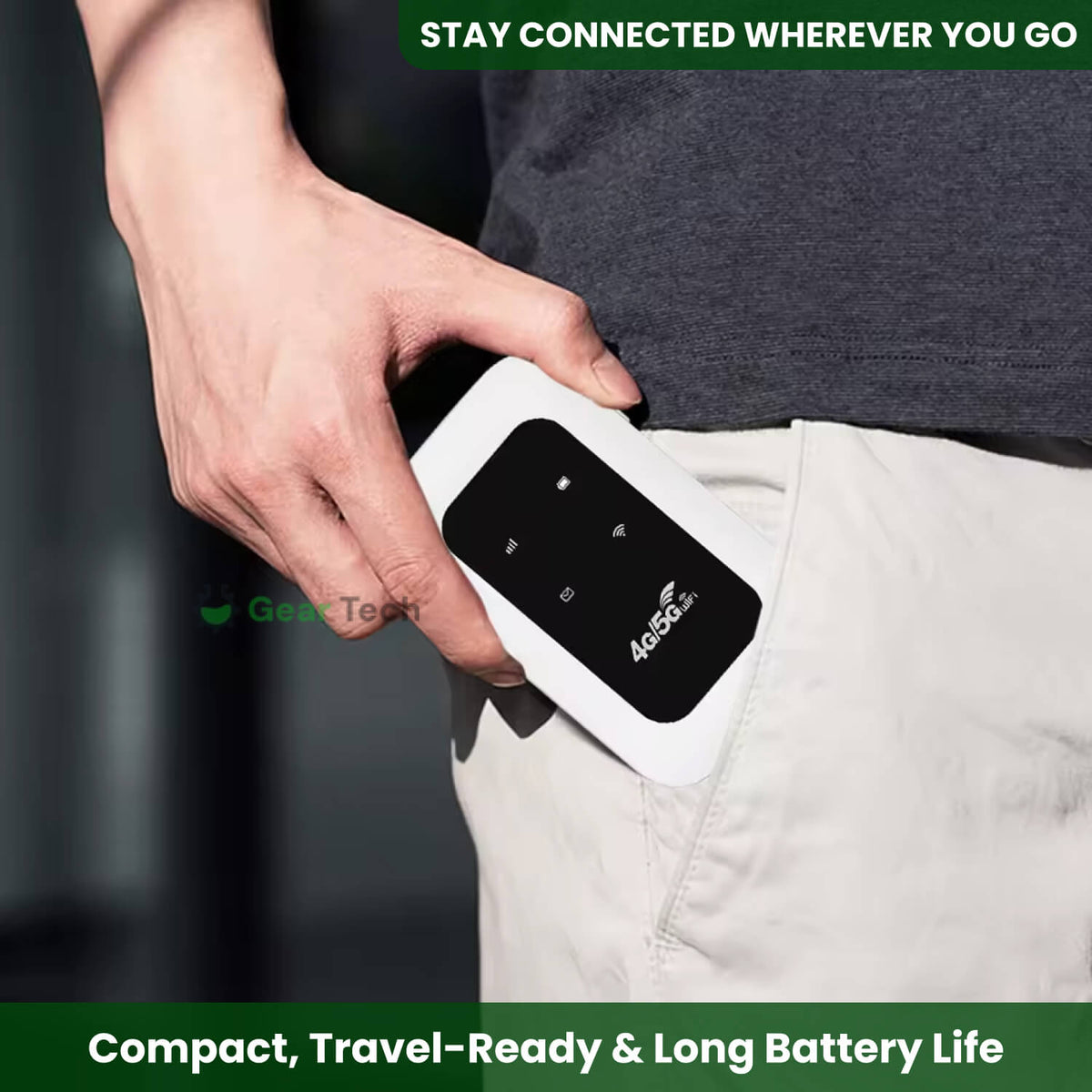 Compact 5G Mobile Wi-Fi Hub | High-Speed Internet Anywhere