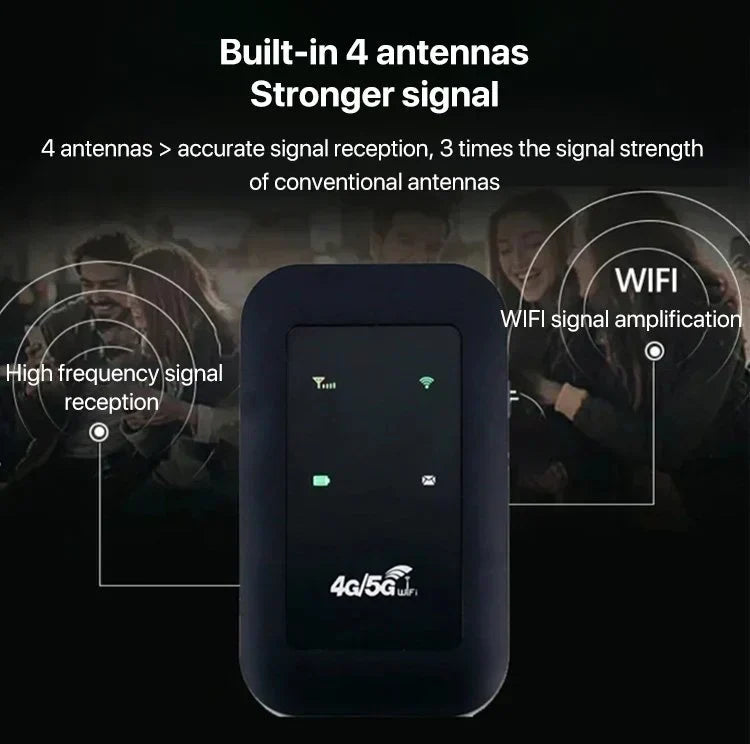 Ultra-Portable 5G Internet Hub | Uninterrupted Connectivity Anywhere