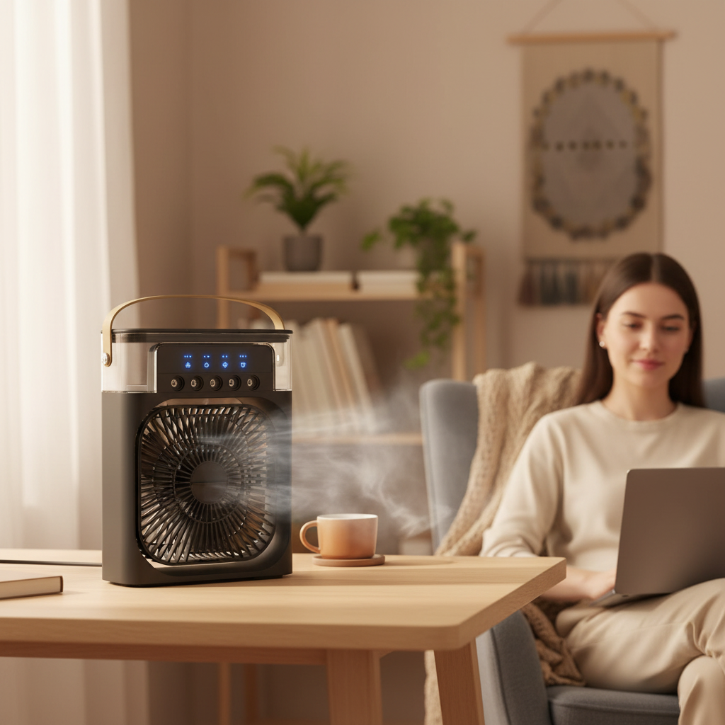 Compact Personal Cooling System with Remote Control
