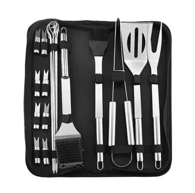 Compact Grill Tool Kit for Barbecue