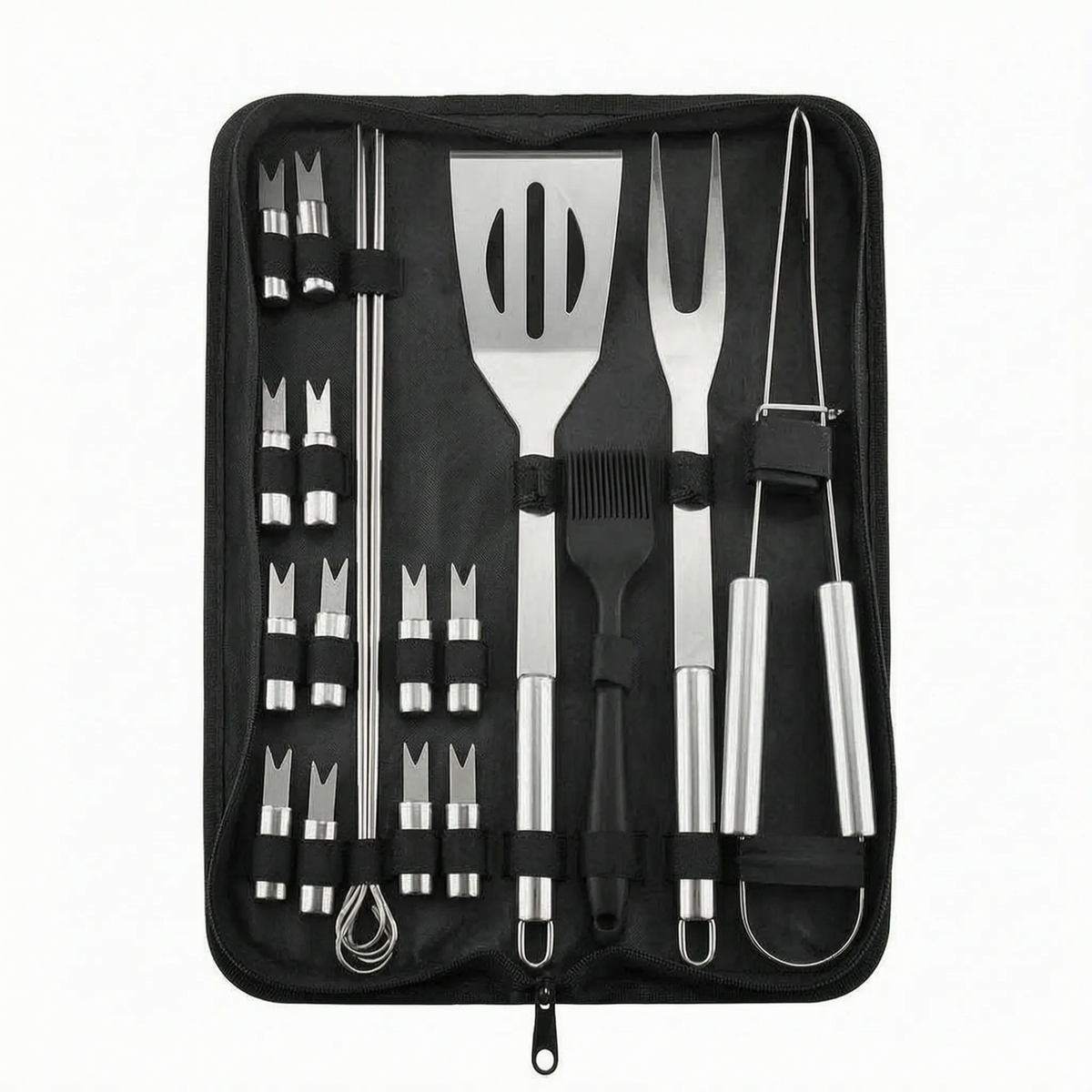 Compact Grill Tool Kit for Barbecue
