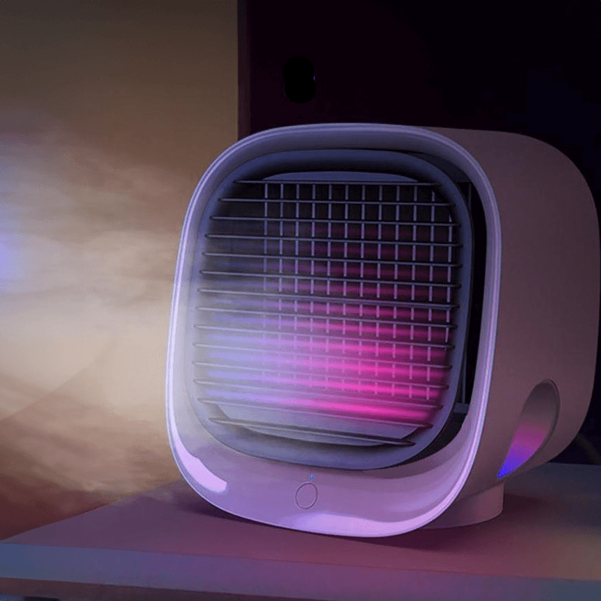Compact USB-Powered Personal Air Cooler with 3 Speeds