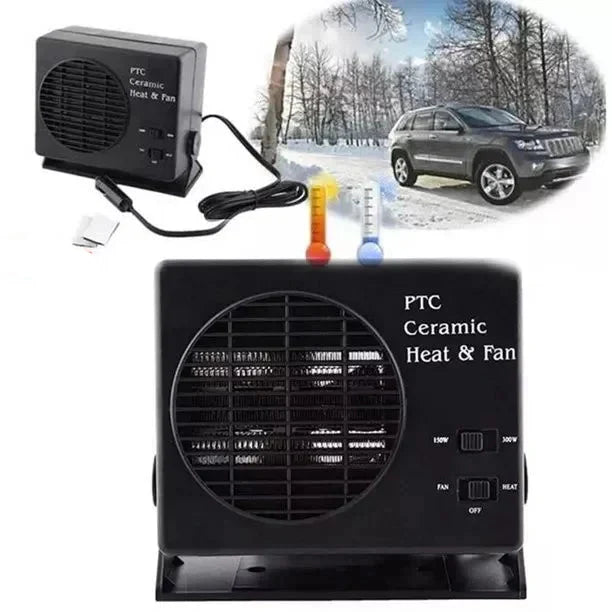 Compact 12V Car Heater | Efficient Electric Defroster Fan
