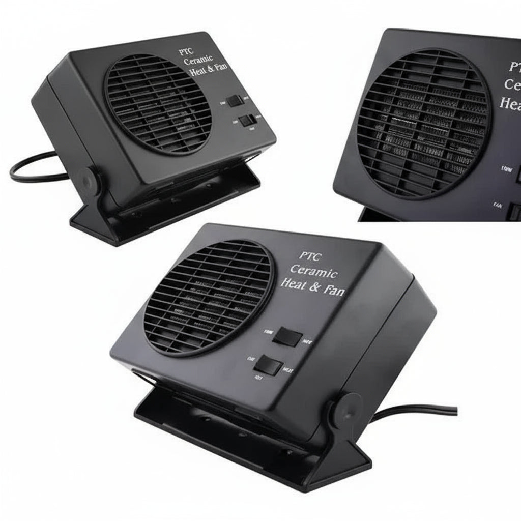 Compact 12V Car Heater | Efficient Electric Defroster Fan