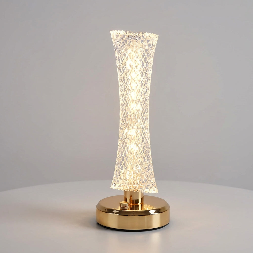 Crystal Design Portable Table Lamp