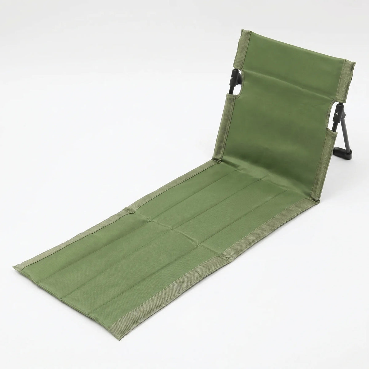 Compact Folding Floor Chair with Ergonomic Back Support