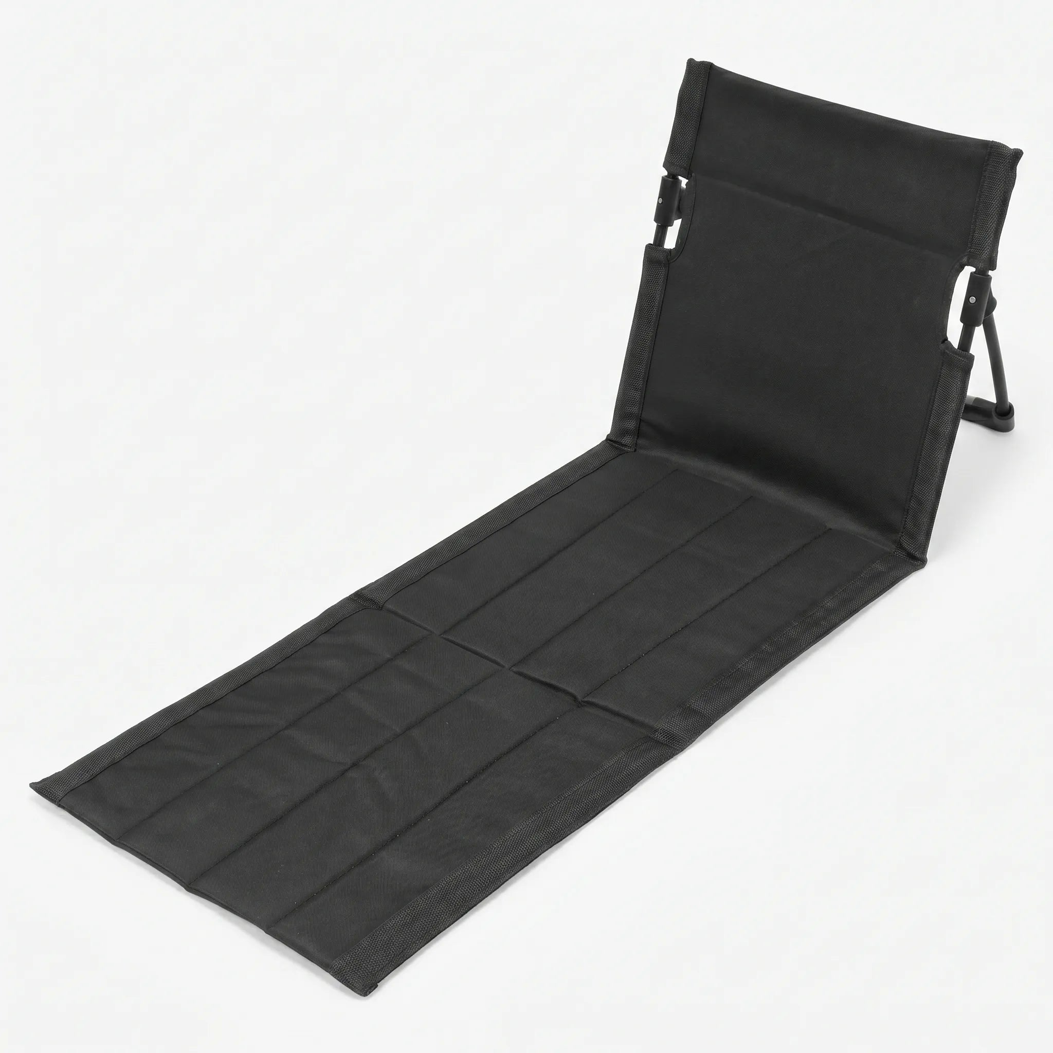Compact Folding Floor Chair with Ergonomic Back Support