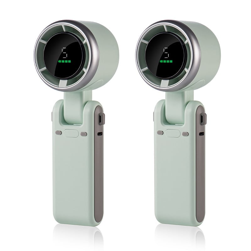 Compact 3-in-1 Handheld Fan with 5 Speed Settings & Adjustable Tilt