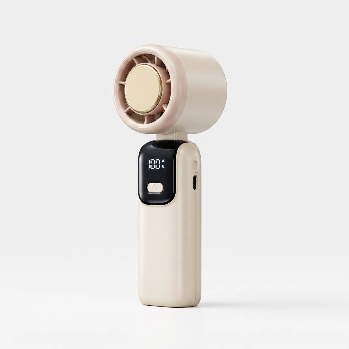 Compact Rechargeable Hand Fan for On-the-Go Use