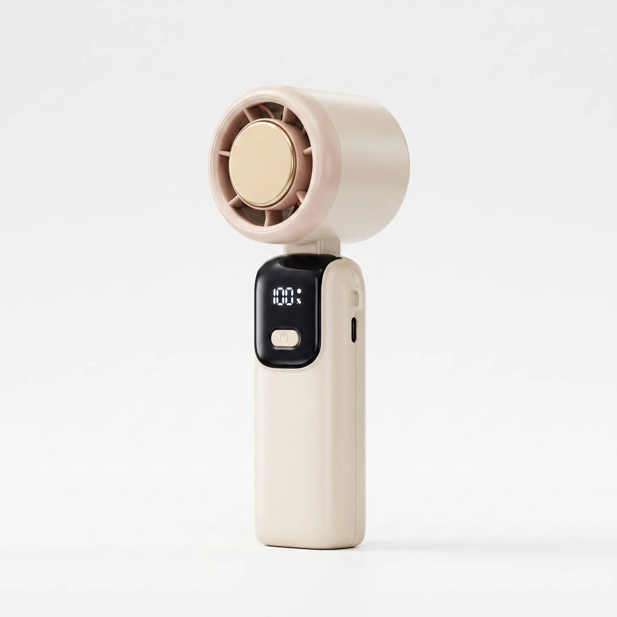 Compact Rechargeable Hand Fan for On-the-Go Use