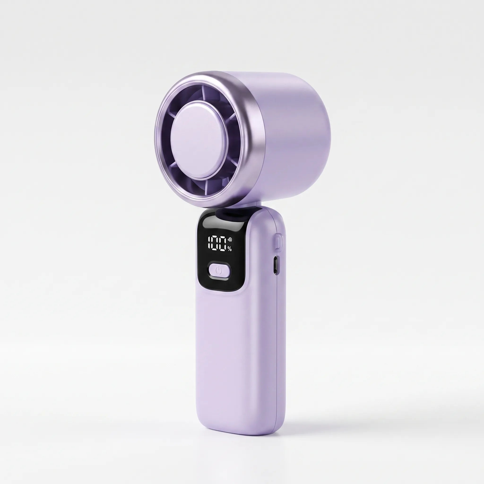 Compact Rechargeable Hand Fan for On-the-Go Use