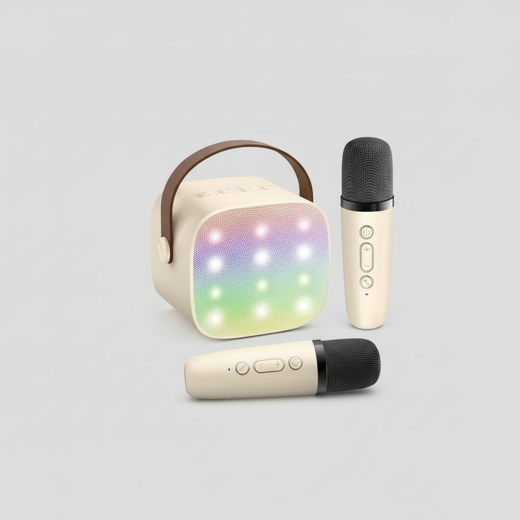 SingStar Pro: Portable Karaoke System with LED Lights & Bluetooth