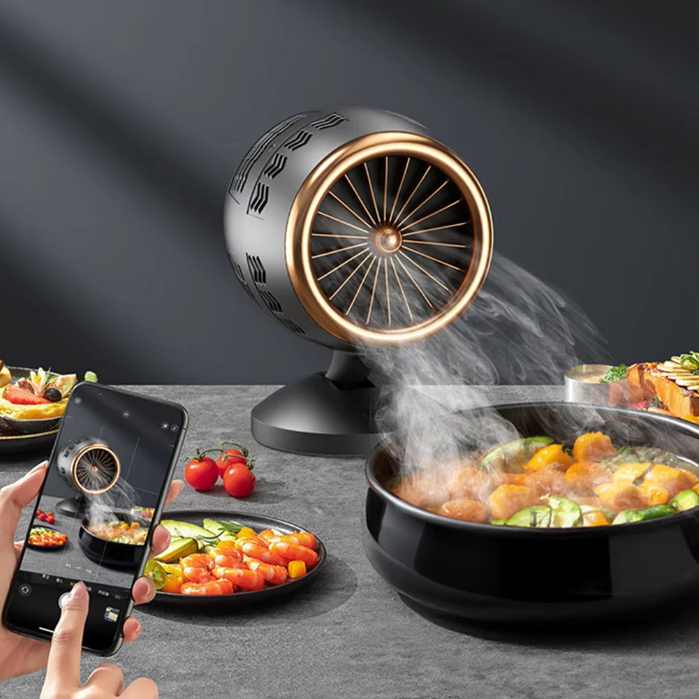 Compact USB Kitchen Ventilator with Adjustable Speeds
