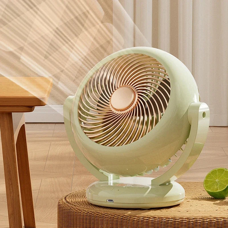 Compact Rechargeable Fan for Home and Travel Use