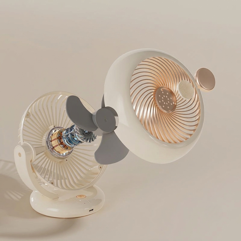 Compact Rechargeable Fan for Home and Travel Use
