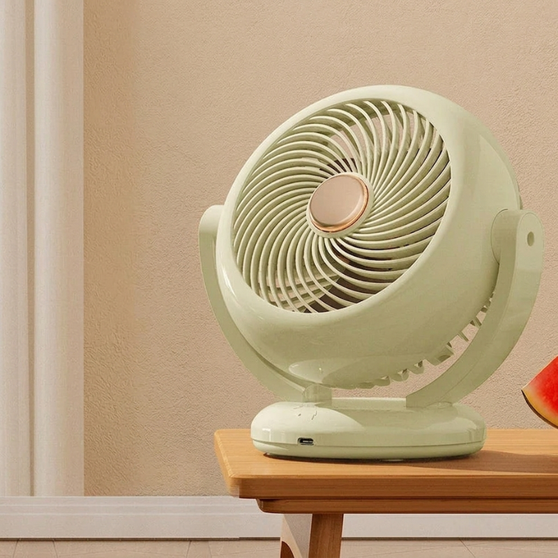 Compact Rechargeable Fan for Home and Travel Use
