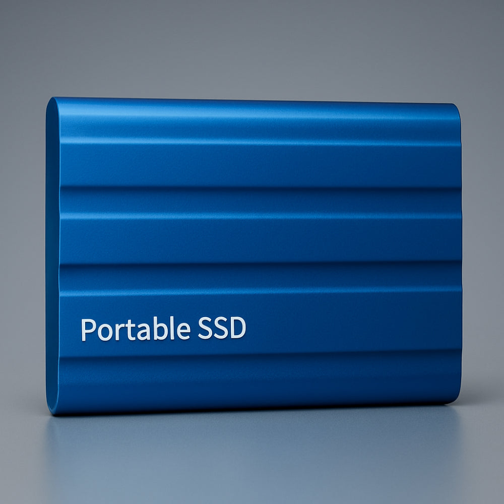 Compact External SSD Drive for Secure and Fast Data Storage
