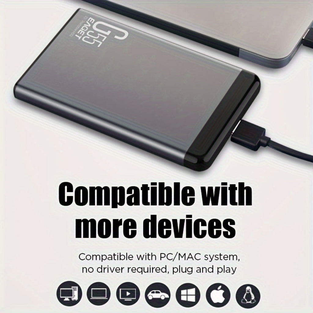 Slimline External SSD Drive | Effortless Storage On-the-Go