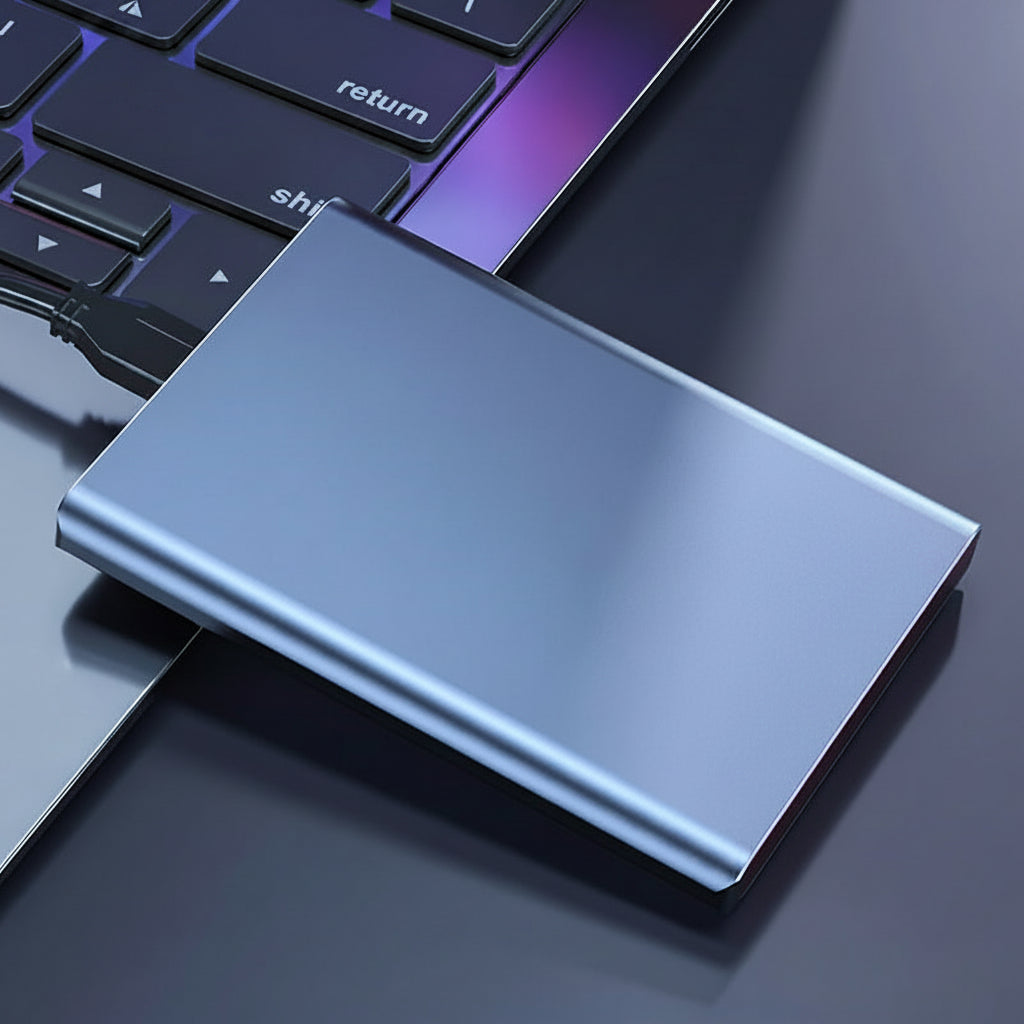 Compact 320GB External SSD for Effortless File Transfers