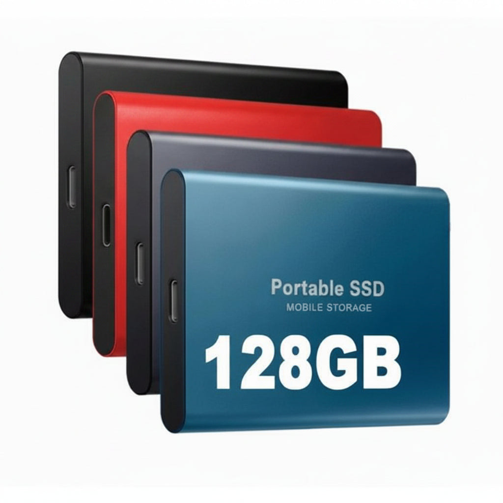 Compact 128GB External SSD | Fast Data Transfer for Professionals