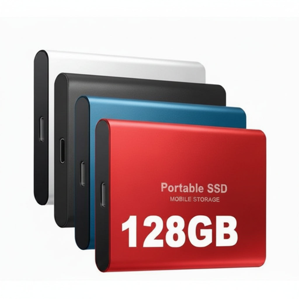 Compact 128GB External SSD | Fast Data Transfer for Professionals