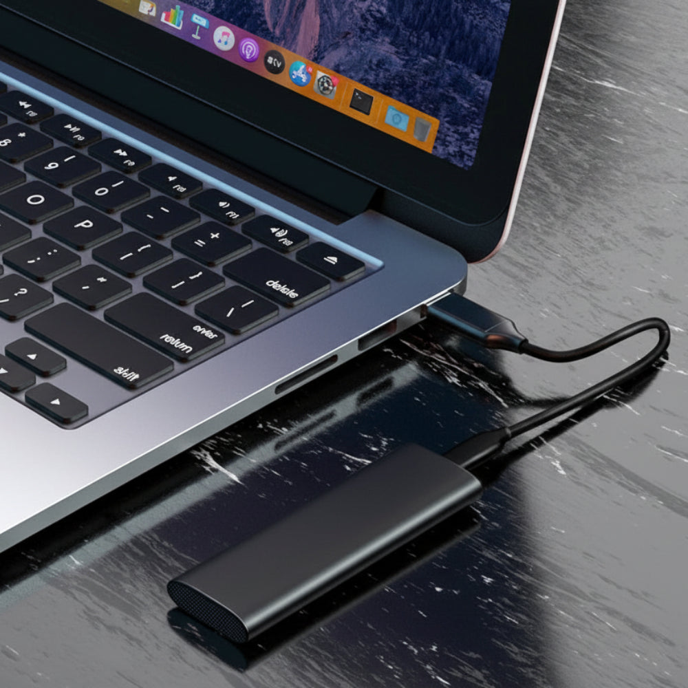 Compact External SSD | 550MB/s Data Transfer for Effortless Backup