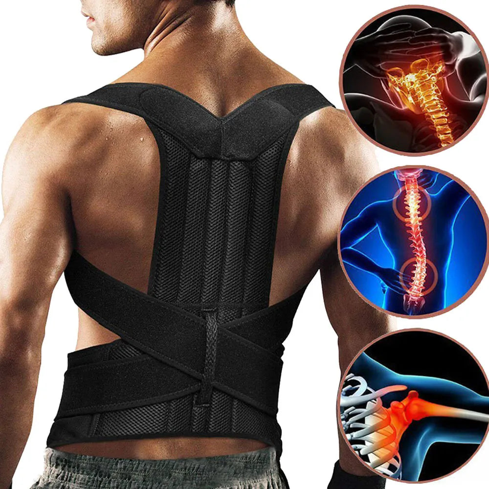 ErgoAlign Back Support | Adjustable Comfort Brace for Posture
